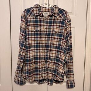 Lucky Brand Multi-Colored Flannel